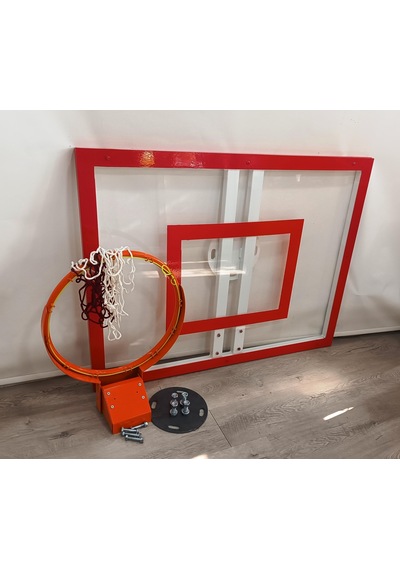 Mia Basketbol Panya Seti 90 120 8 Mm Solid Polikarbon 45 Cm Yaylı Çember