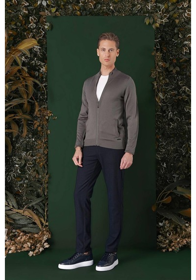 Efor Tr 860 Slim Fit Füme Klasik Triko Füme