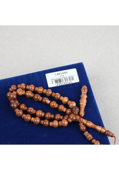 Kuka Usta İşi Özel Testi Motif Kesim 9x11mm Tesbih