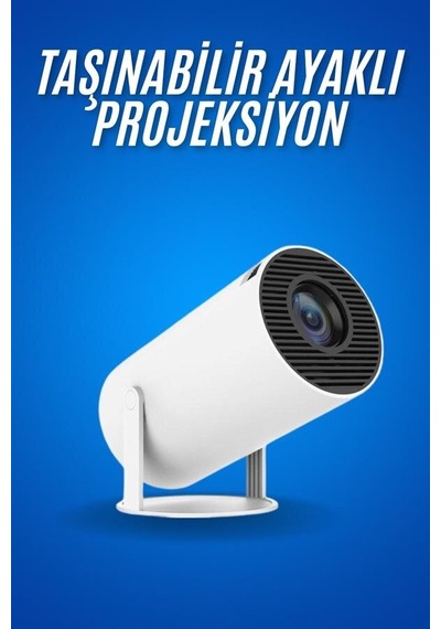Sinema Projektörü Android Hdmı Usb Wifi Ses Çıkışlı Ayaklı Projeksiyon Taşınabilir 01195435