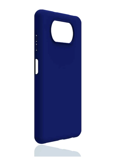 Xiaomi Poco X3 Pro Kılıf Kamera Korumalı Silikon Rubber Arka Kapak Lacivert