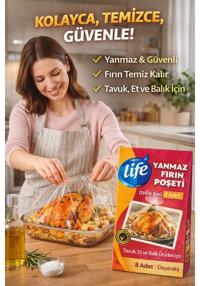 Life Yanmaz Fırın Torbası 8'li 48'li Paket Diğer
