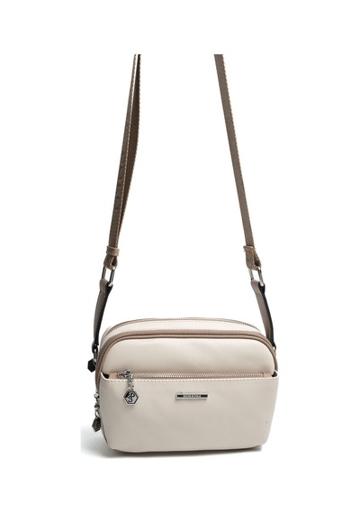 Silver Polo Sp1162 Kadın Çapraz Çanta Düz Bej-latte