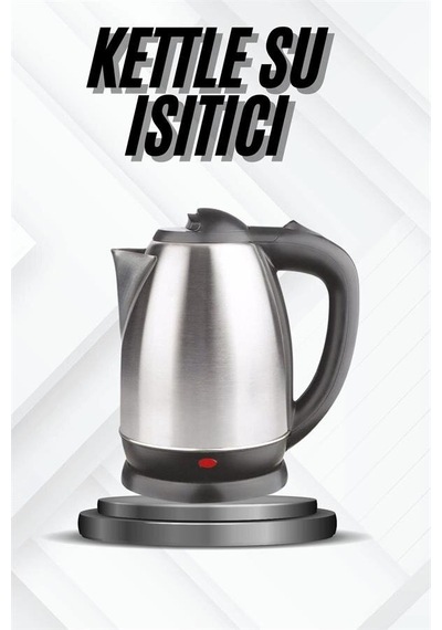 Kettle Su Isıtıcı C F Priz Uyumlu 220 - 240 V Paslanmaz Çelik Kablolu Mh-hs3779-9251