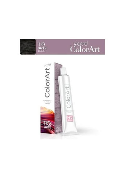 Profesyonel Tüp Saç Boyası 60 Ml 1.0 Siyah 2 Paketi