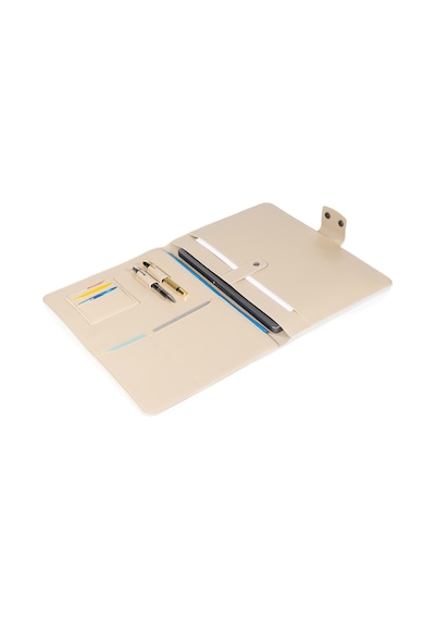 Organizer 15.6 İnç Laptop & Tablet Çantası Apple Uyumlu MacBook Air Pro Tablet Kılıfı Bej