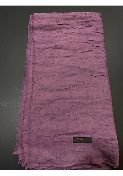 Bambu Kraş Şal Pastel Mürdüm-jawel Tek Renk