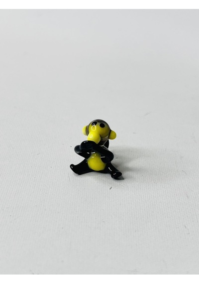 El Yapımı Mini Murano Cam Maymun Biblo A150-08