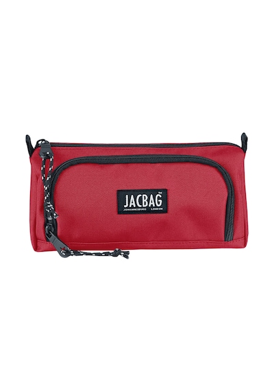 Jacbag Prime Xl-lastik Ayraçlı İki Bölmeli Kalem Kutusu Prime Xl-kırmızı renkli