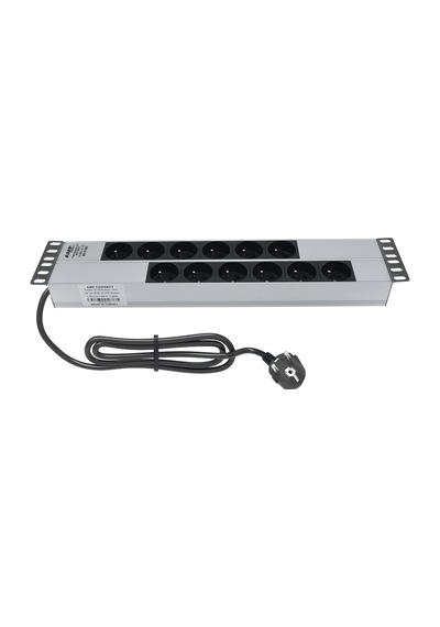 Amp Connect 19"2u 12'li Fransız Ups Direkt Bağlantılı Kabinet Grup Prizi Pdu -16a