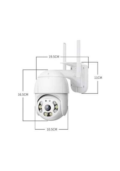 Torima Cmr-12 Beyaz 360 Görüş Hareketli Wi-fi Akıllı Ip Güvenlik Kamerası Dış Mekan Kamerası