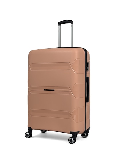Reymond Luggage Lucas Polipropilen Kırılmaz Valiz, Büyük Boy Pudra