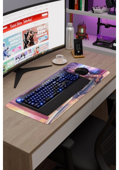 Gta 6 Kaymaz Dikişli Kauçuk Oyuncu Mousepad V2 - 70x30 Xl Gaming Mouse Pad Fare Altlığı
