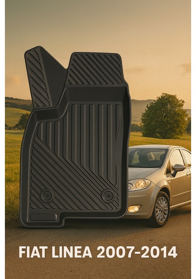 Fiat Linea 2004-2017 Uyumlu 3d Oto Paspas Premium
