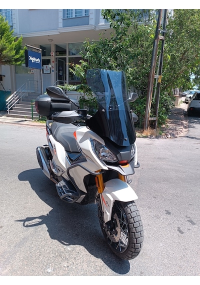 Peugeot Xp400 Gt Uyumlu Ön Cam Şeffaf, Füme, 65cm Yükseklik