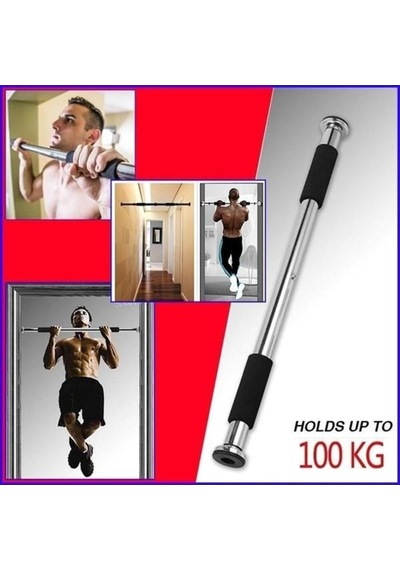 Ayrex Kapı Barfiksi 62-100 Cm Siyah Ayarlanabilir Barfiks Demiri, Lytn-5582