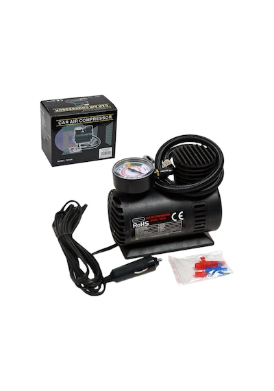 Carspeed Hava Kompresörü 12v 250 Psi Plastik Siyah Tm10a Cs-kp300