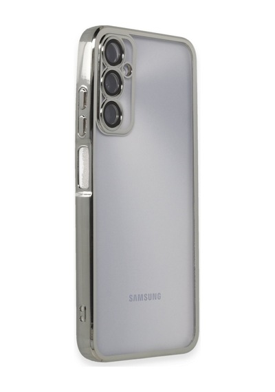 Samsung Galaxy  Uyumlu,  A05s Kılıf Razer Lensli Silikon - Gümüş
