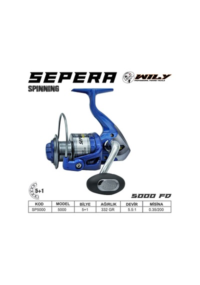 Wily Sepera 5000 Fd Olta Makinesi 5+1 Bb