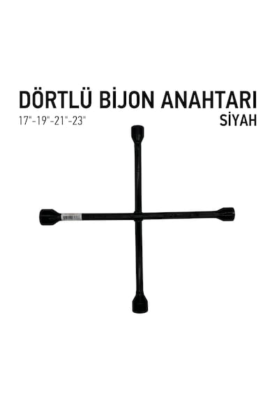 Siyah Dörtlü Bijon Anahtarı Bamek