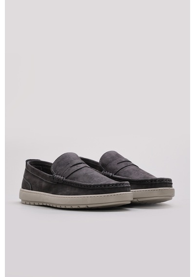 Fast Step Hakiki Deri Erkek Casual Ayakkabı 934ma130 Füme