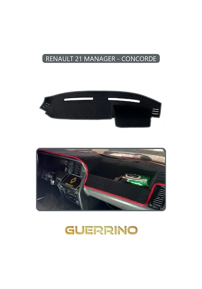 Renault 21 Manager - Concordetorpido Koruma Halısı Gri Kenar