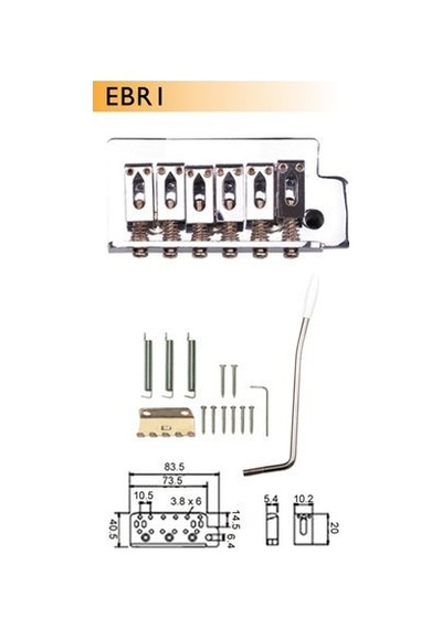 Valencia EBR1CR Elektro Gitar Eşik Seti