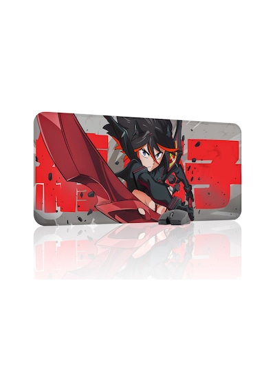 Kill La Kill Kaymaz Dikişli Kauçuk Oyuncu Mousepad V1 - 90x40 Xxl Gaming Mouse Pad Fare Altlığı