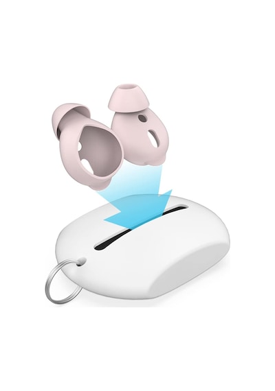 Lexroo Airpods 1. & 2. Nesil Kulak İçi Kılıf 3 Çift Small Silikon Uç Çok Renkli