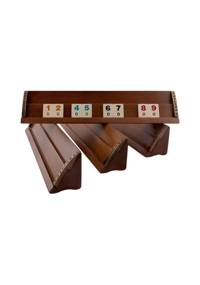 Helena Wood Art Vip El Yapımı Masif Ahşap Okey Takımı