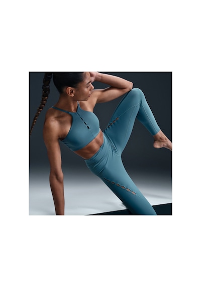 Nike Dri-fıt One Hr 7/8 Tight Novelty Kadın Mavi Tayt Mavi