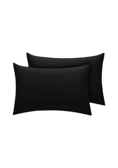 Lionas 2 Adet Siyah Yastık Kılıfı 50x70 Siyah