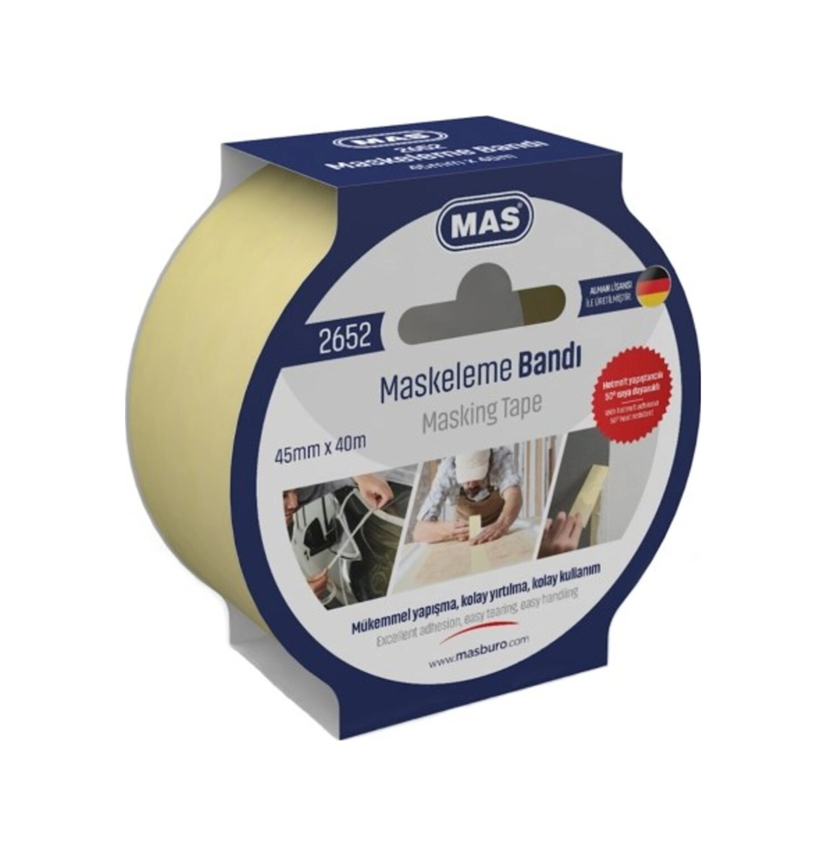 Krepe Keleme Bantı 45 Mm X 40 M 2652 Diğer