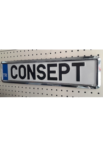 Consept Yeni Nesil Krom Plakalık 2adet Consept