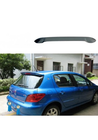 Peugeot 307 2001-2008 Plastik Parlak Siyah Spoyler