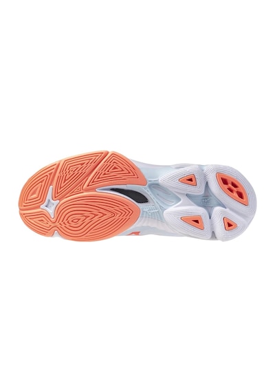 Mizuno Wave Lightning Pro Mıd Kadın Voleybol Ayakkabısı Mavi Çok Renkli