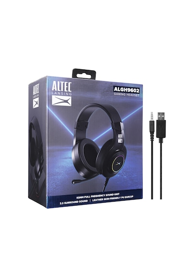 Altec Lansing ALGH9602 PS4/Xbox/Mobil Uyumlu Mikrofonlu 3.5 MM Rainbow Led Gaming Oyuncu Kulaklık