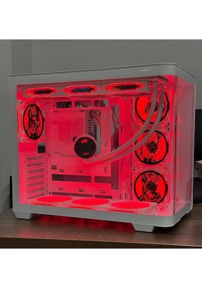 Anime Karakterli 7 Argb Fanlı 360mm Sıvı Soğutmalı 750w 80+ Powerlı Beyaz Akvaryum Kasa Anime Karakterli 7 Argb Fanlı 360mm Sıvı Soğutmalı 750w 80+ Powerlı Beyaz Akvaryum Kasa