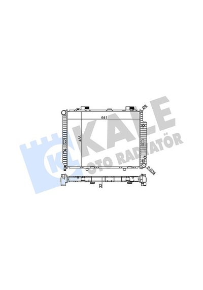 Kale 360500 Motor Su Radyatoru Mercedes E-class M111 W210 S210 Klımalı A2105003003