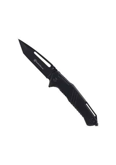 Smith Wesson Extreme Ops Tanto Black Linerlock Glass Breaker Taktik Kamp Çakı 1205907 Siyah