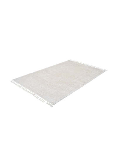 Dolce Vita Halı Puffy 283 White Peluş Halı Beyaz