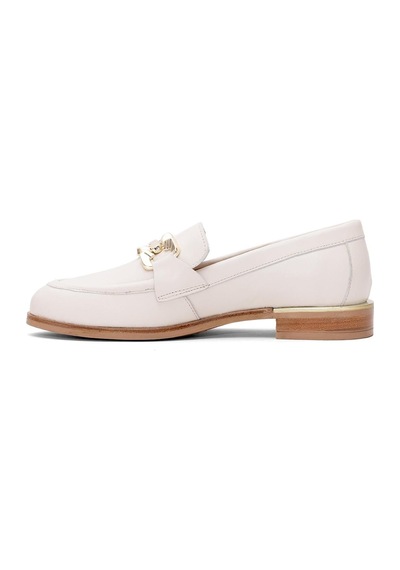 Venüs 2455212 Kadın Tokalı Loafer Ayakkabı Bej