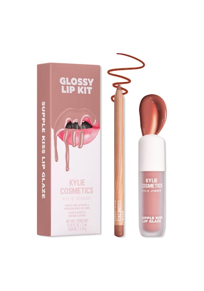 Kylie Glossy Lip Kit Dudak Kalemi Ve Parlatıcı Set Coconut 2.0 717 Coconut