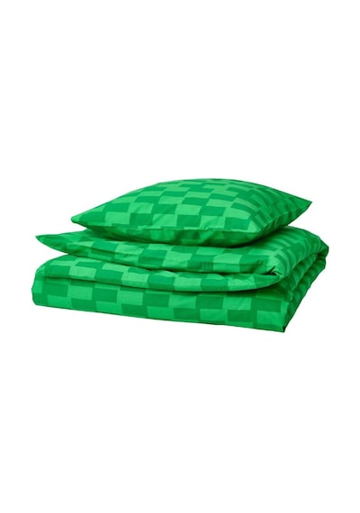 Ikea Blaskata Tek Kişilik Nevresim Takımı 150 X 200 Cm Yeşil