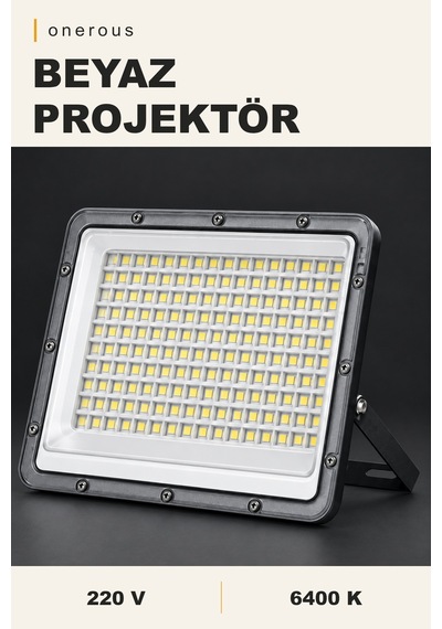 Onerous 6400k Beyaz Led Projektör