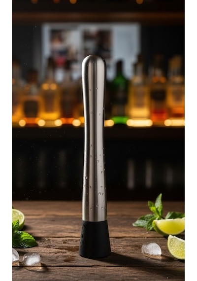 Premium Metal Kokteyl Ezici Bar Tokmağı Renkli