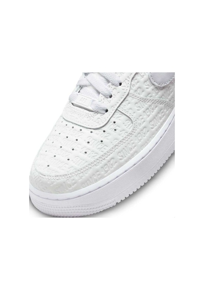 Nike Air Force 1 07 Low Af1 Unisex Leather Sneaker Hakiki Deri Unisex Günlük Spor Ayakkabı Beyaz Beyaz