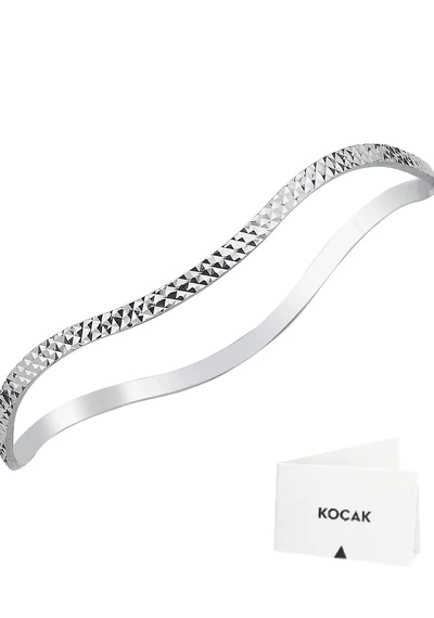 Koçak 22 Ayar 12 Gr Kristal Beyaz Ajda Bilezik 22blz561