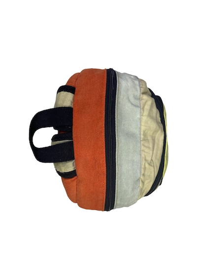 Old Cotton Cargo Kaliteli Vintage Disayn Sırt Gezi Çantası New Patchwork 5017 Sarı