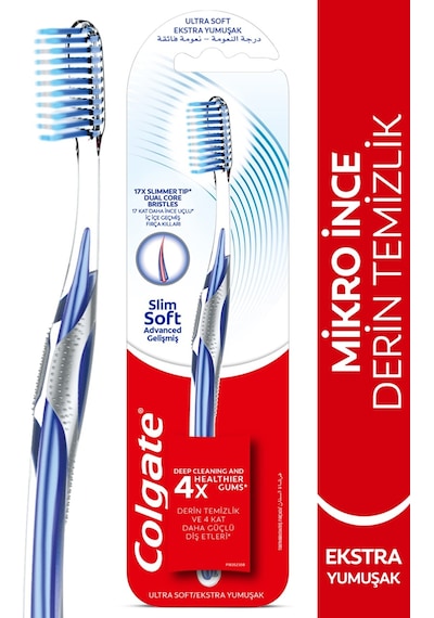 Colgate Mikro İnce Gelişmiş Derin Temizlik Ekstra Yumuşak Diş Fırçası